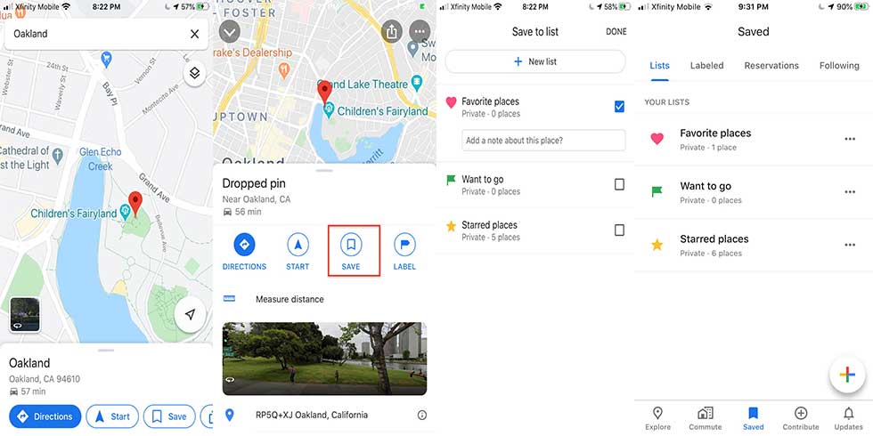 چگونه موقعیت‌های مورد علاقه خود را در گوگل مپ ذخیره کنیم