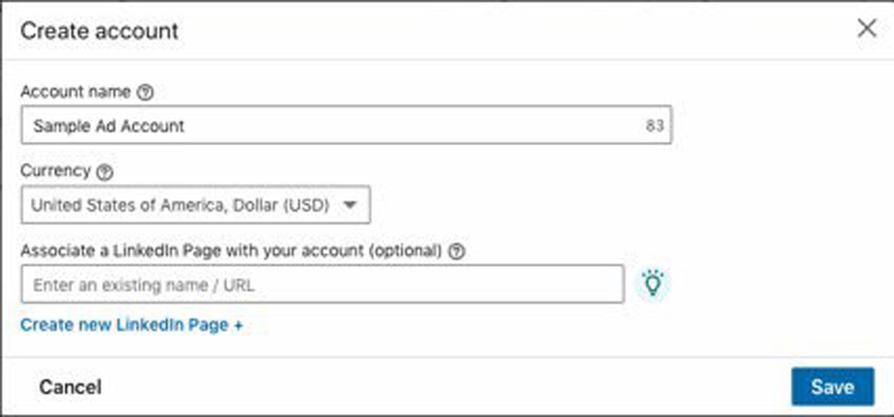 تبلیغات در لینکدین و ایجاد حساب کاربری