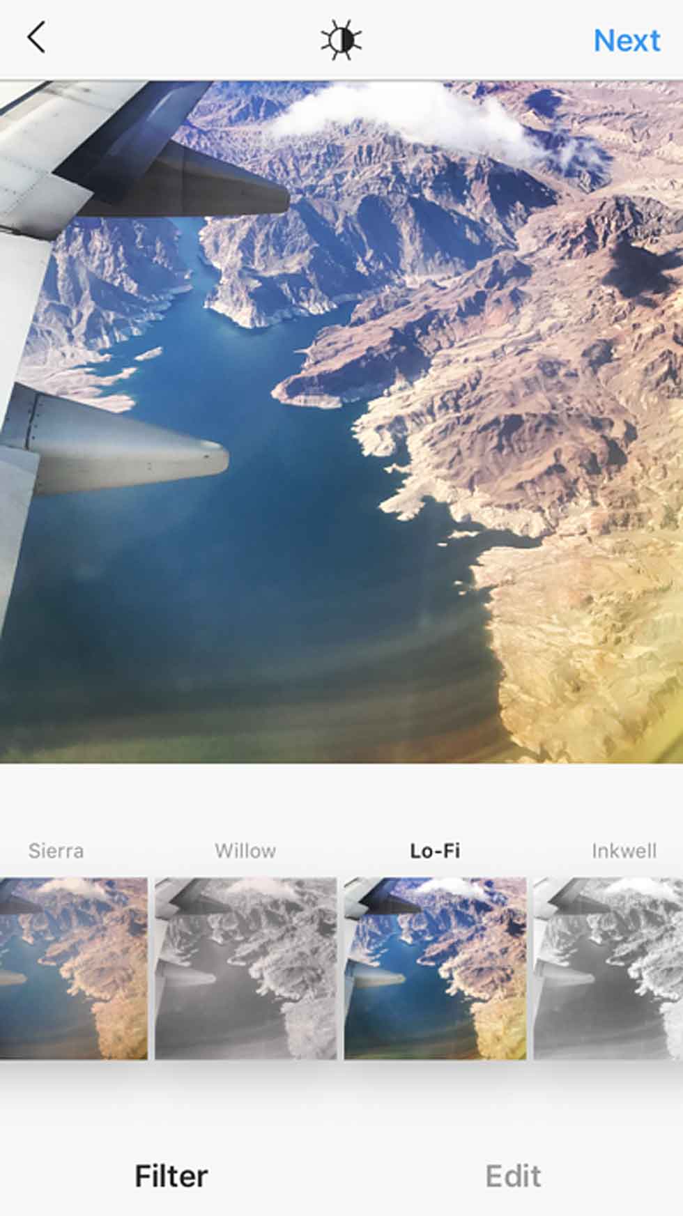 پست گذاری در اینستاگرام و انتخاب عکس