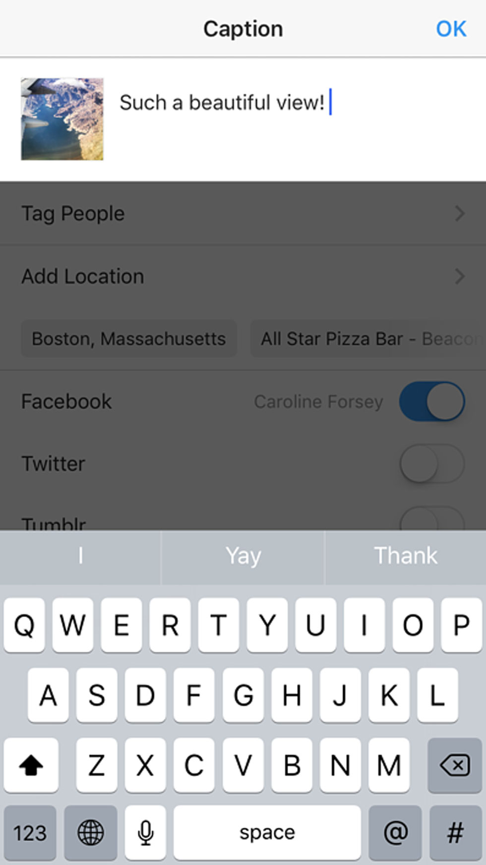 پست گذاری در اینستاگرام و اشتراک گذاری