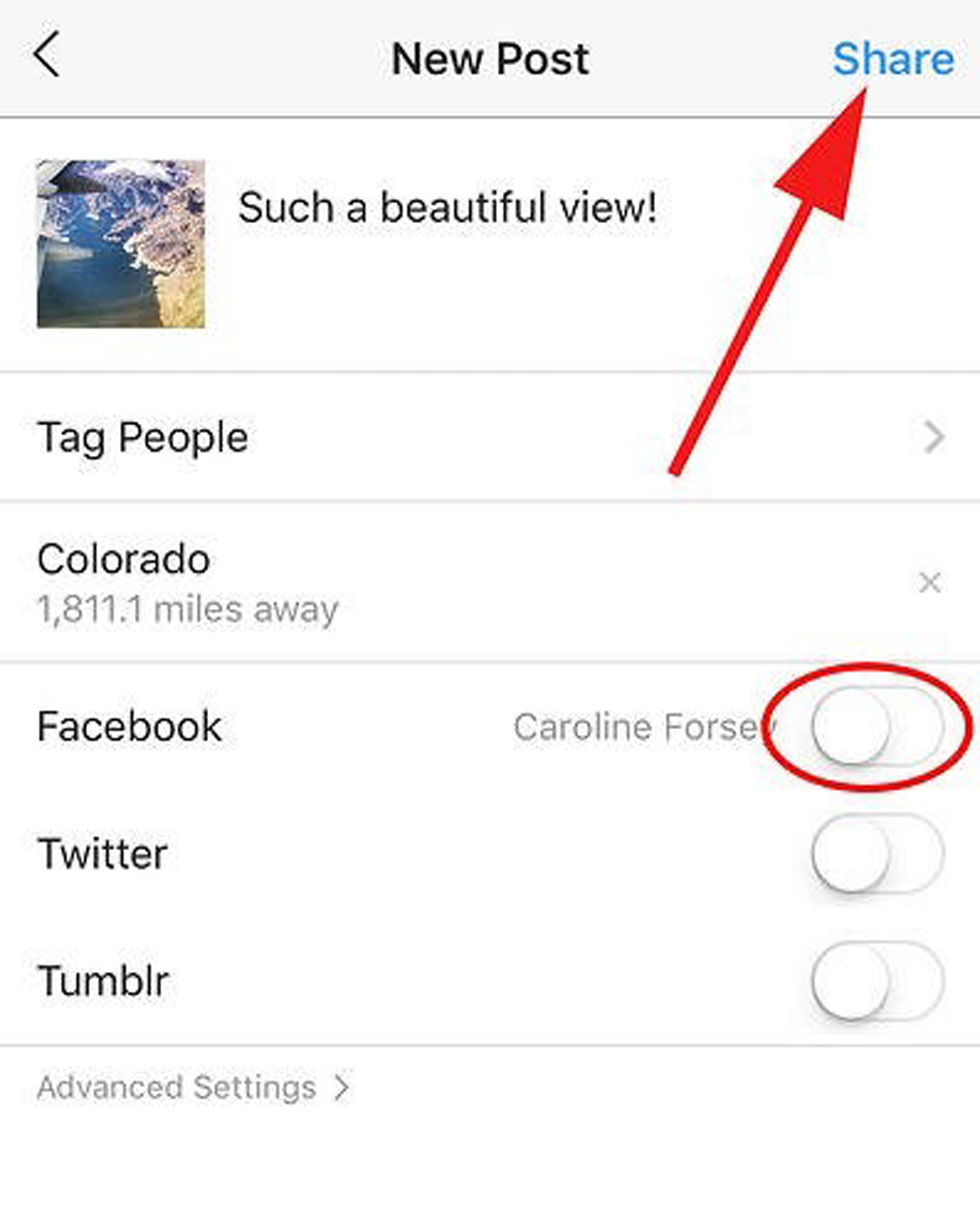 پست گذاری در اینستاگرام و اشتراک گذاری