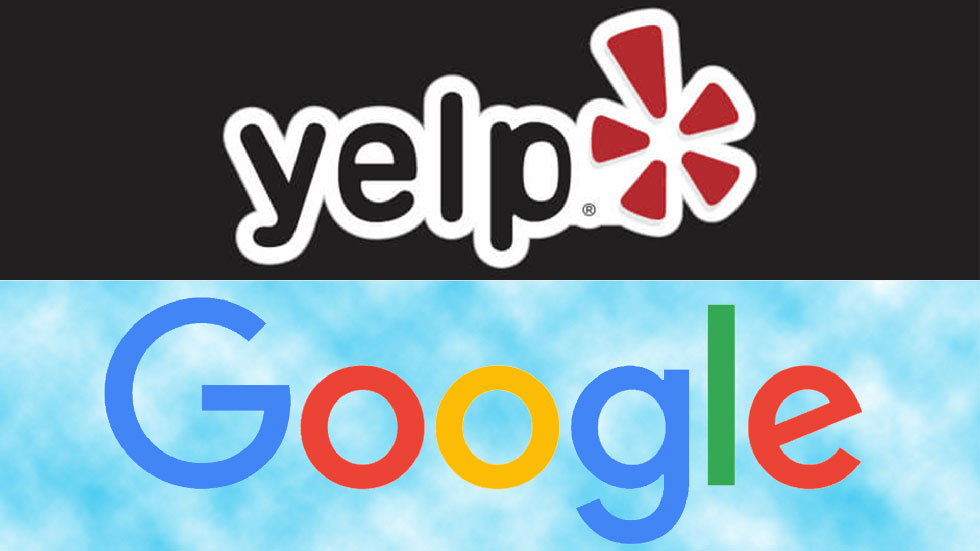 استراتژی کشش و رانش yelp و google