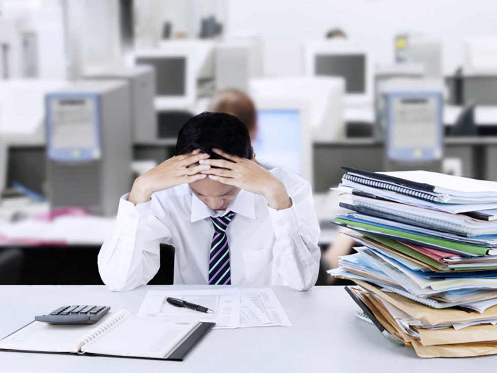 استرس کاری و کار بیش از حد
