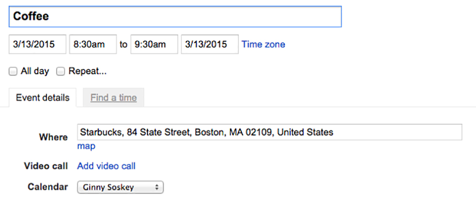 تقویم گوگل و گوگل مپ