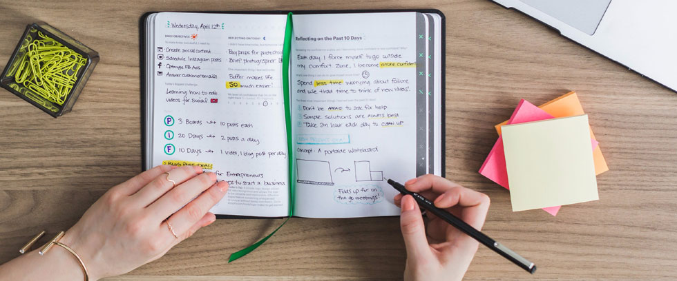 عادت روزانه و نوشتن