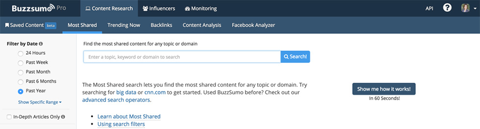 ابزارهای بازاریابی محتوا : Buzz Sumo